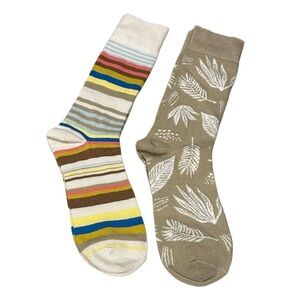 Goodfellow & Co Multicolor and Tan Dress Socks